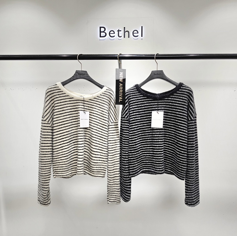 BETHEL東大門㊣直郵女士新品時尚推薦真品休閑25秋冬針織衫BETHEL針織衫