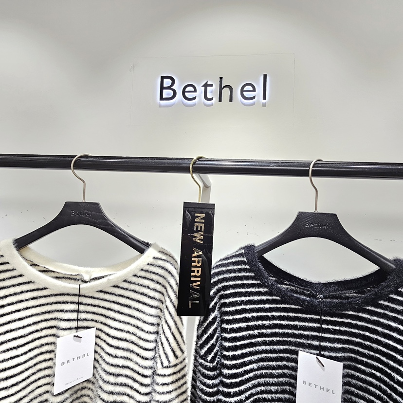 BETHEL東大門㊣直郵女士新品時尚推薦真品休閑25秋冬針織衫BETHEL針織衫