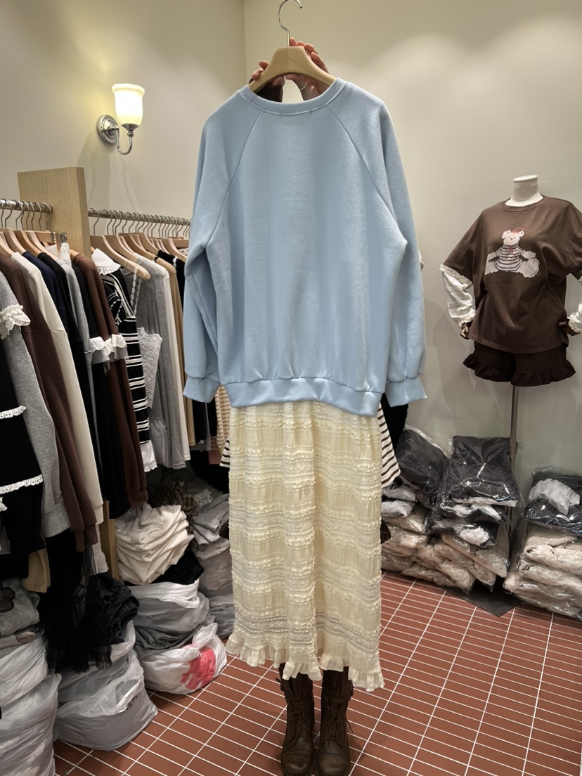 BE&BE韓國直郵㊣女士新品休閑職業人氣時尚推薦連衣裙BE&be連衣裙