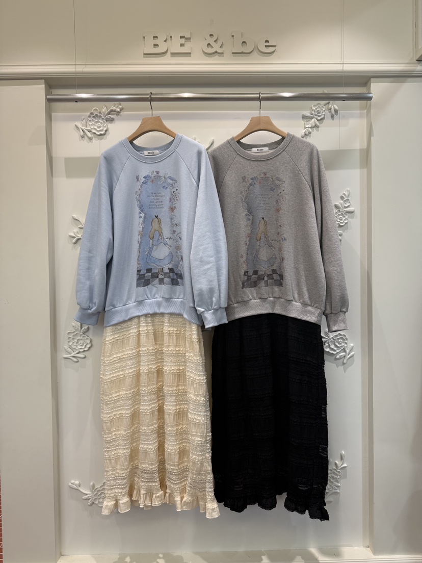 BE&BE韓國直郵㊣女士新品休閑職業人氣時尚推薦連衣裙BE&be連衣裙
