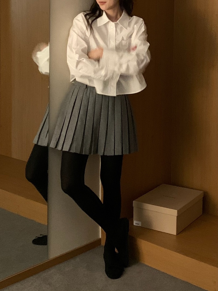 BLEECKER韓國直郵㊣女士新品熱賣時尚25秋冬職業襯衫蕾絲衫BLEECKER襯衫/蕾絲衫