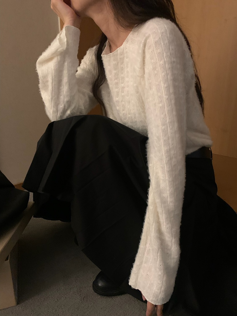 BLEECKER東大門㊣實拍女裝新品推薦休閑25秋冬人氣真品長袖T恤BLEECKER長袖T恤