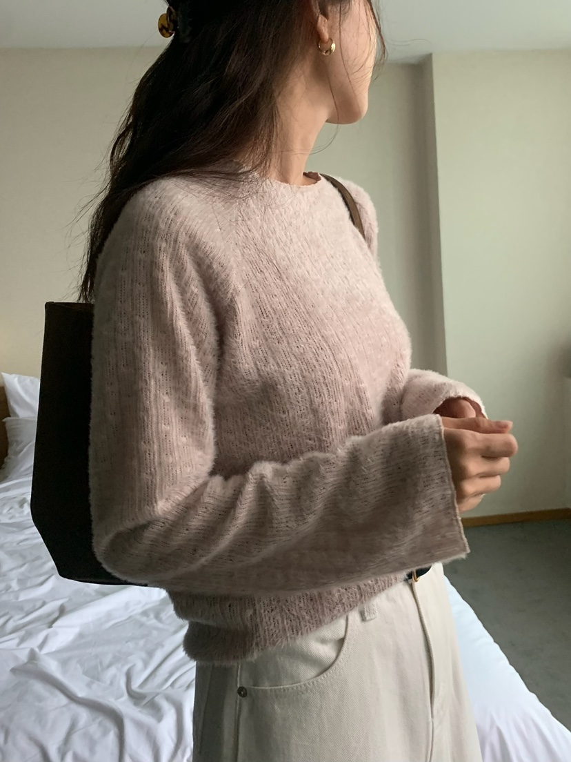 BLEECKER東大門㊣實拍女裝新品推薦休閑25秋冬人氣真品長袖T恤BLEECKER長袖T恤