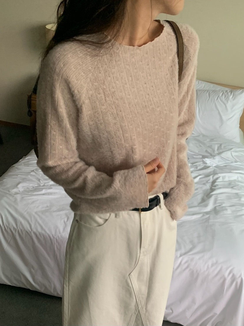 BLEECKER東大門㊣實拍女裝新品推薦休閑25秋冬人氣真品長袖T恤BLEECKER長袖T恤