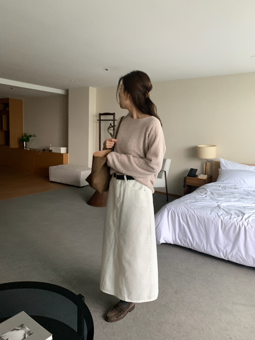 BLEECKER東大門㊣實拍女裝新品推薦休閑25秋冬人氣真品長袖T恤BLEECKER長袖T恤