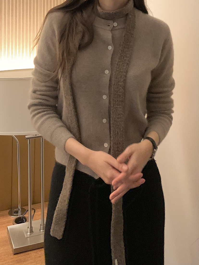 LEGACY東大門㊣實拍女士新款25秋冬人氣推薦針織衫浣熊開衫LEGACY針織衫