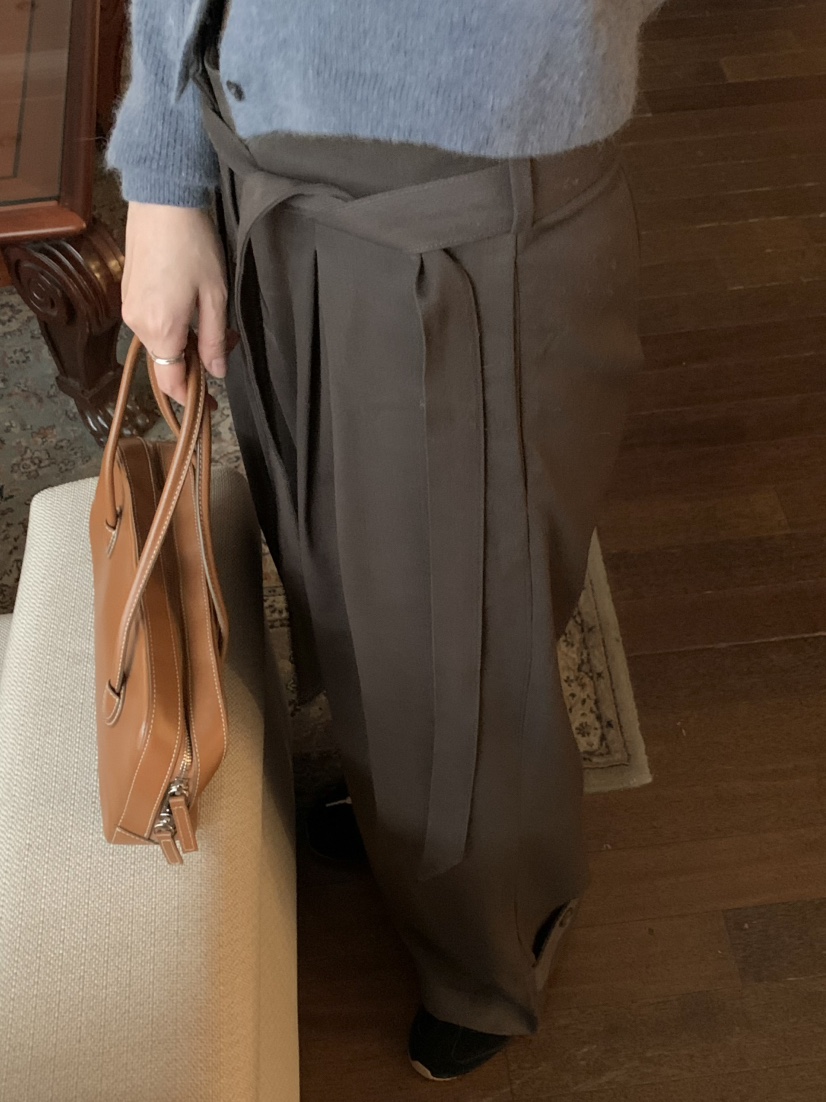 LEGACY東大門㊣直郵女裝新款真品人氣休閑褲含腰帶羊毛紐扣LEGACY休閑褲