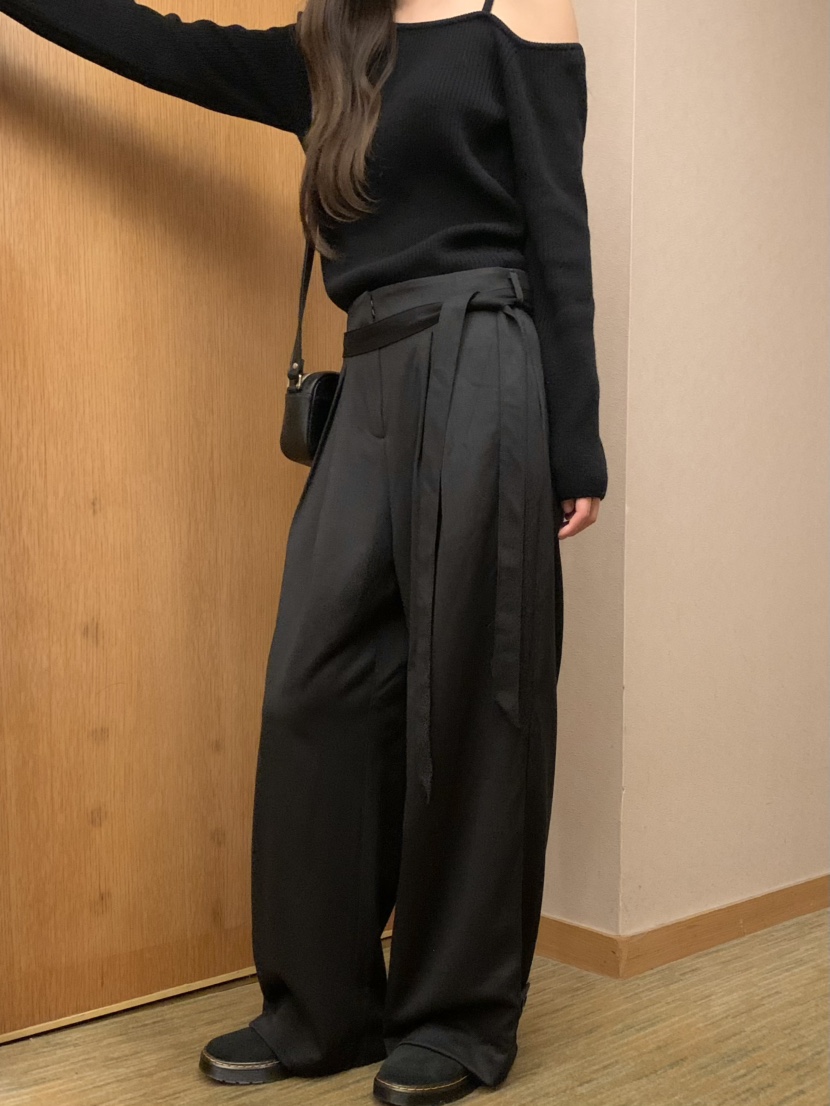 LEGACY東大門㊣直郵女裝新款真品人氣休閑褲含腰帶羊毛紐扣LEGACY休閑褲