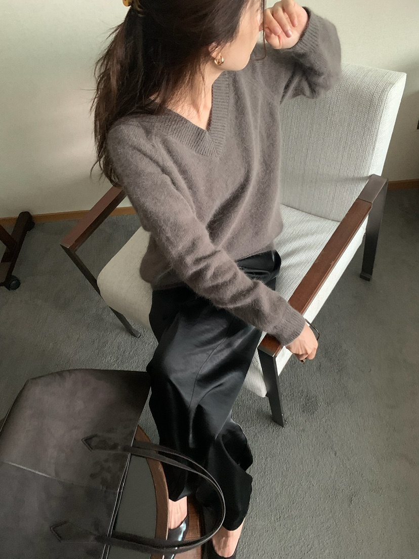 BLEECKER東大門㊣直郵女裝新款職業25秋冬熱賣人氣推薦針織衫BLEECKER針織衫