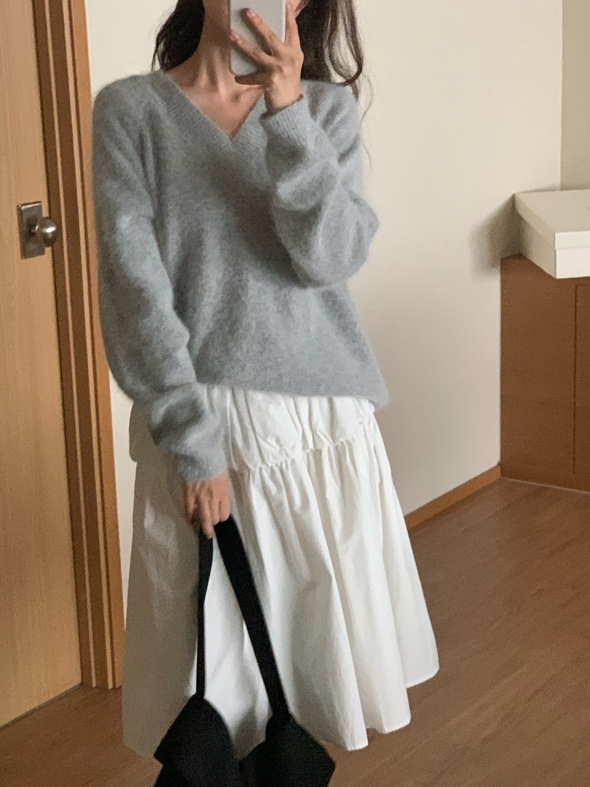 BLEECKER東大門㊣直郵女裝新款職業25秋冬熱賣人氣推薦針織衫BLEECKER針織衫
