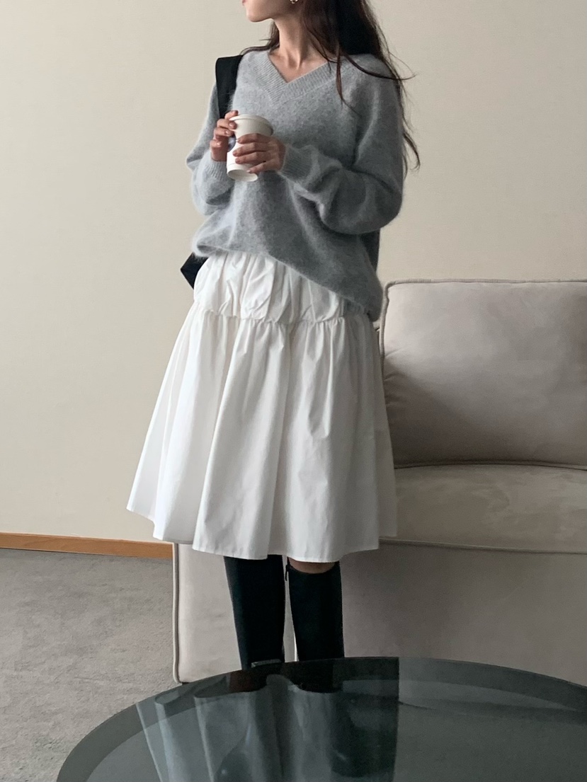 BLEECKER韓國直郵㊣女裝新品熱賣時尚人氣休閑半身裙中短裙BLEECKER半身裙/中短裙