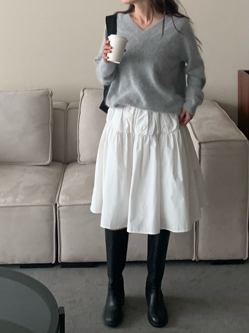 BLEECKER韓國直郵㊣女裝新品熱賣時尚人氣休閑半身裙中短裙BLEECKER半身裙/中短裙