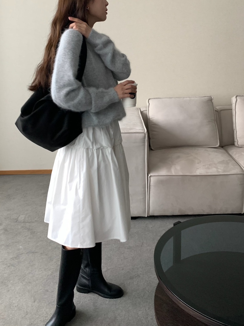 BLEECKER韓國直郵㊣女裝新品熱賣時尚人氣休閑半身裙中短裙BLEECKER半身裙/中短裙