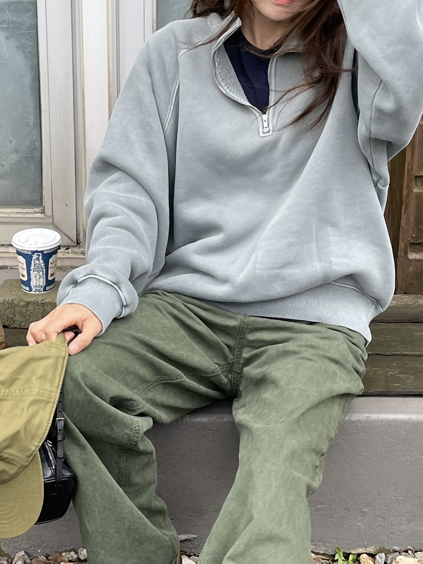 WATER/RIVER東大門㊣直郵女士新品25秋冬時尚職業衛衣高領WATER/RIVER衛衣