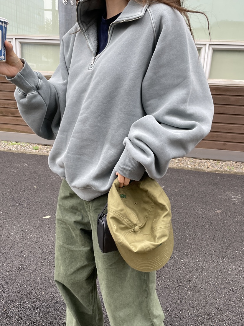 WATER/RIVER東大門㊣直郵女士新品25秋冬時尚職業衛衣高領WATER/RIVER衛衣