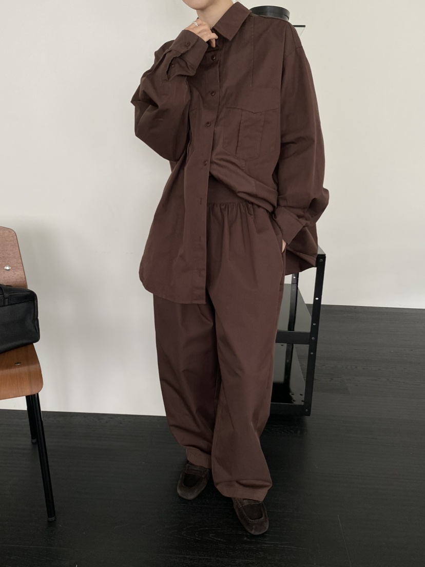 OURS韓國直郵㊣女裝新品時尚真品推薦25秋冬休閑熱賣休閑褲OURS休閑褲