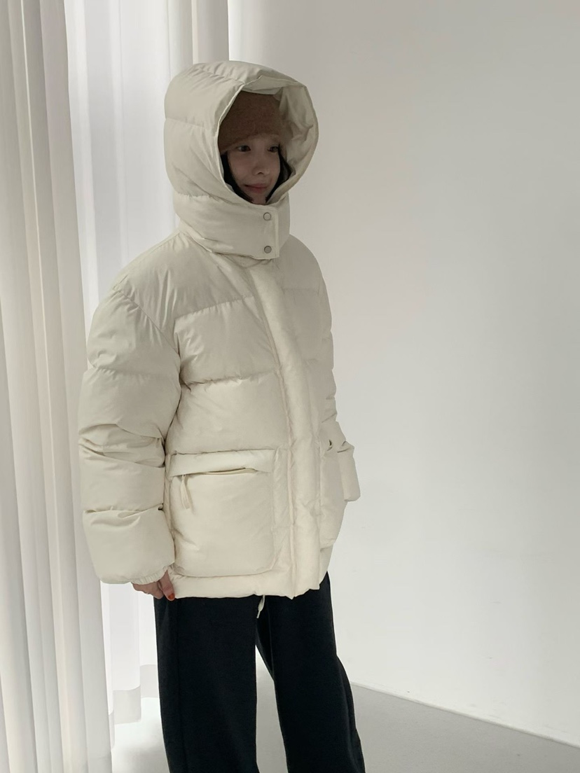TAF東大門㊣直郵女士新品職業人氣推薦25秋冬短款羽絨服填充TAF短款羽絨服