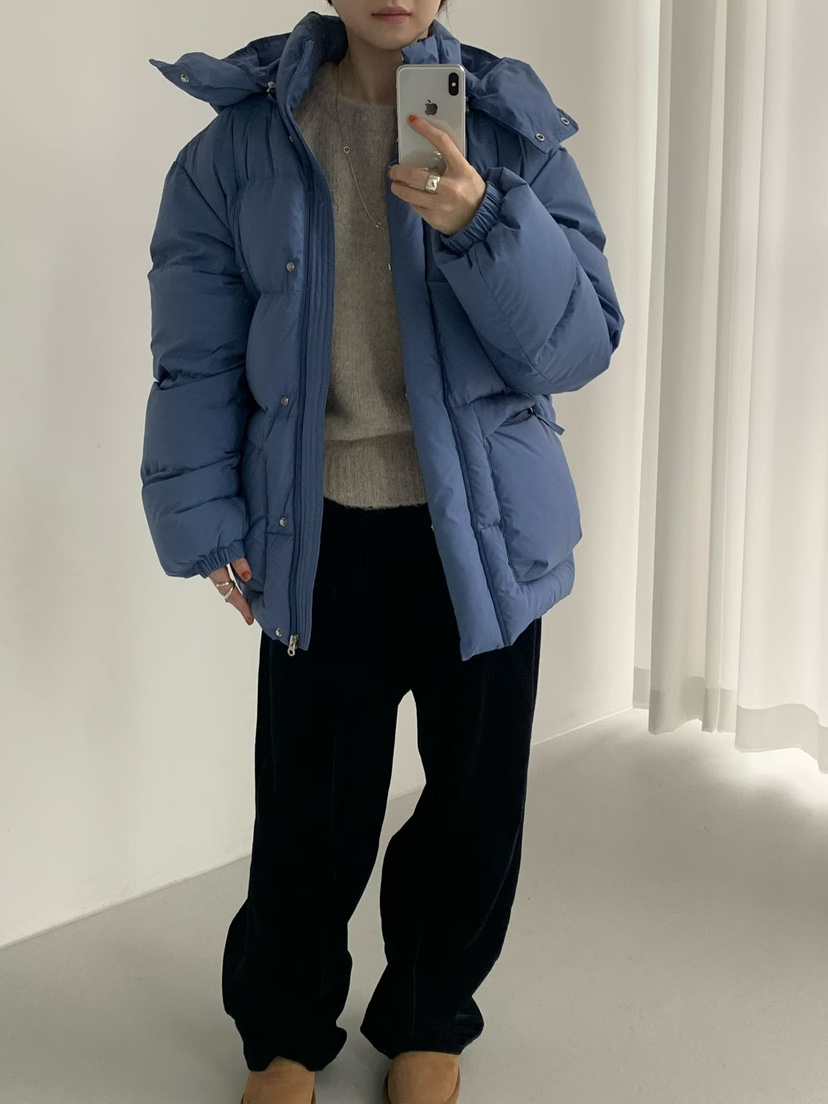 TAF東大門㊣直郵女士新品職業人氣推薦25秋冬短款羽絨服填充TAF短款羽絨服