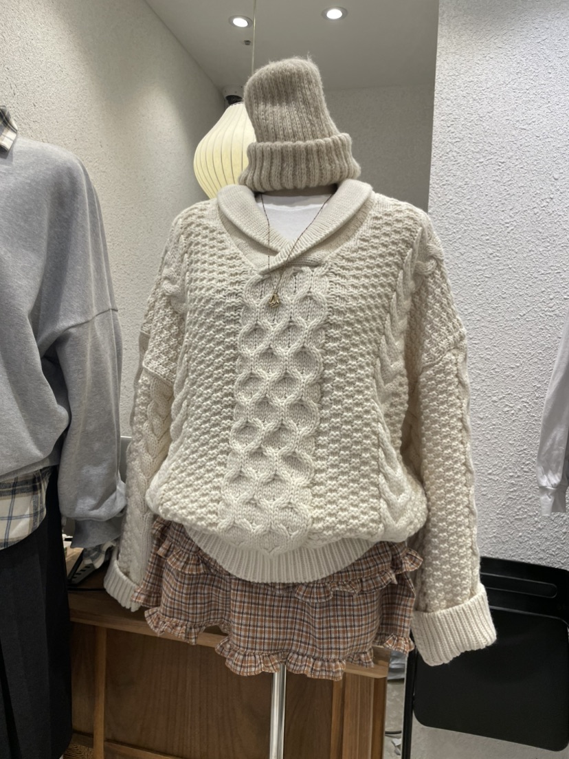 BABEL韓國代購㊣女裝新品推薦人氣職業真品25秋冬熱賣針織衫BABEL針織衫