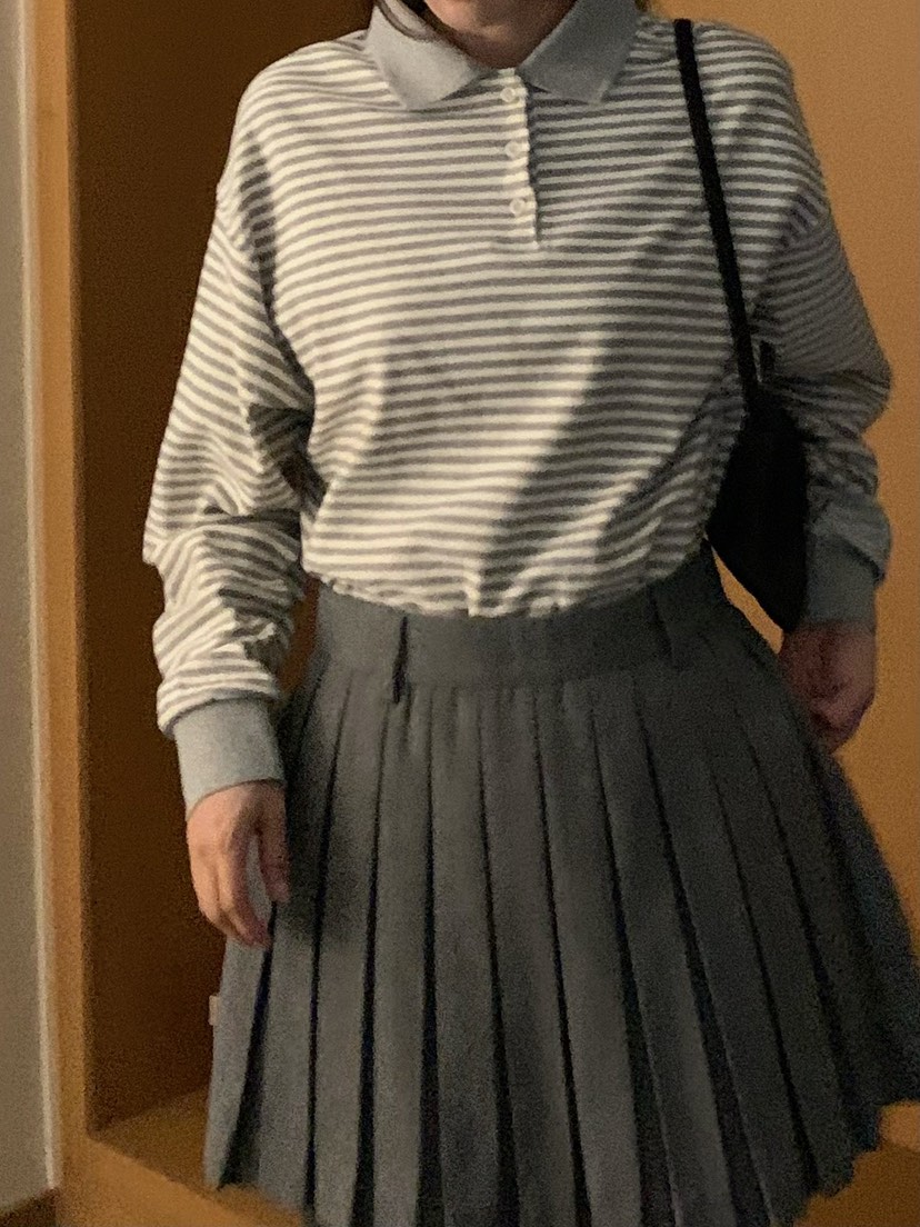 BLEECKER韓國直郵㊣女裝新品人氣時尚真品25秋冬熱賣長袖T恤BLEECKER長袖T恤