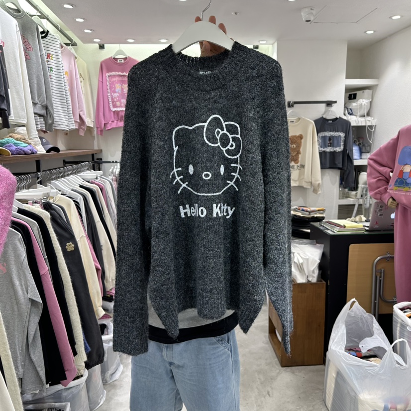 EVE東大門㊣實拍女裝新品熱賣真品職業25秋冬推薦時尚人氣毛衣EVE毛衣圖色3
