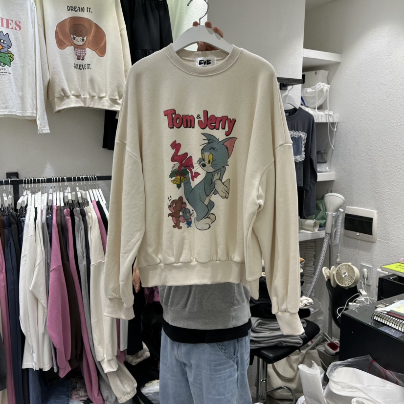 EVE東大門㊣代購女士新品職業時尚25秋冬熱賣人氣休閑真品衛衣EVE衛衣
