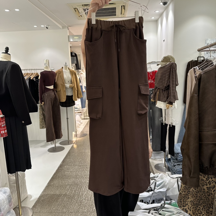 BAIE.38東大門㊣代購女裝新款25秋冬人氣時尚推薦休閑褲工裝BAIE.38休閑褲