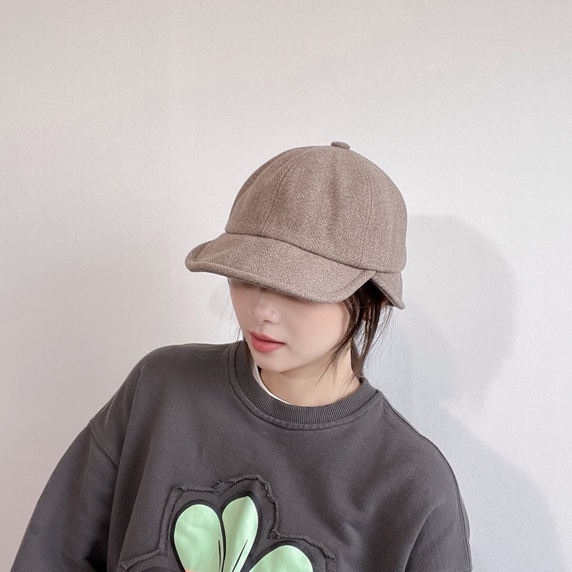 LOVELY HAT韓國代購㊣女裝新品職業25秋冬熱賣真品休閑帽子LOVELY HAT帽子圖色2