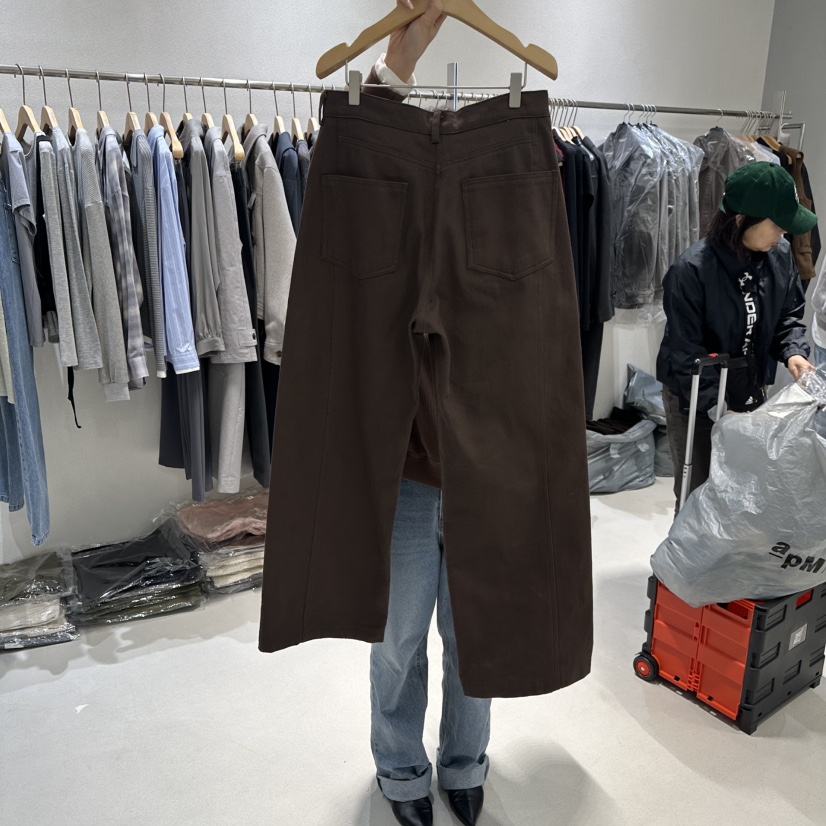 OVU東大門㊣實拍女士新品休閑職業真品時尚25秋冬推薦休閑褲OVU休閑褲
