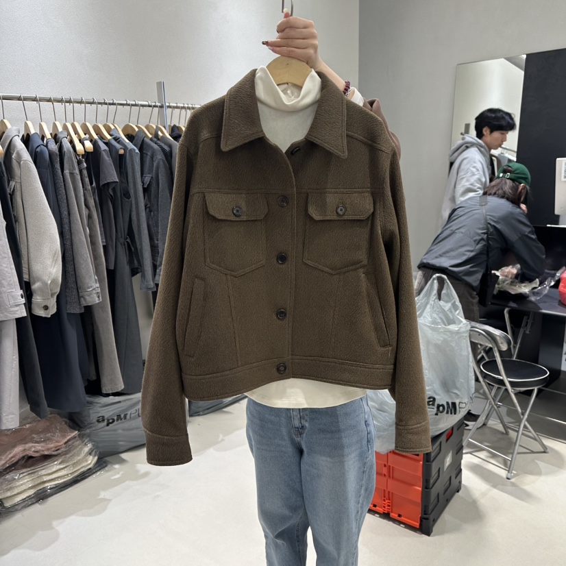 OVU東大門㊣代購女裝新款時尚真品休閑職業25秋冬人氣推薦夾克OVU夾克圖色3