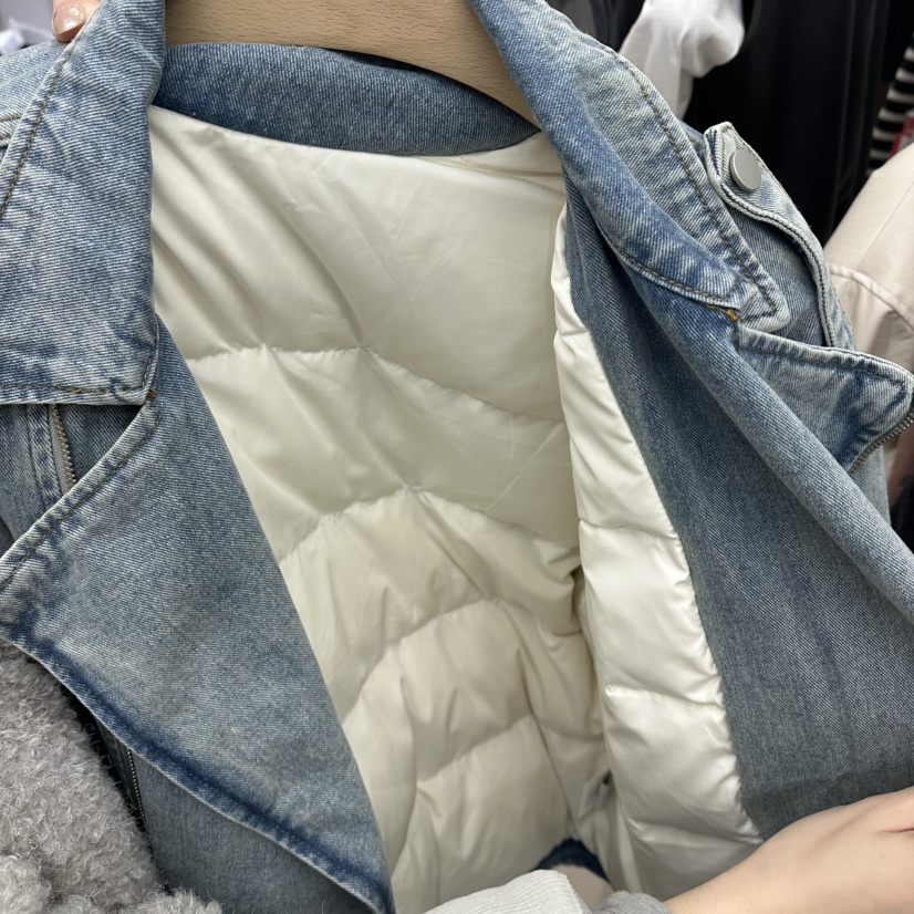 VENEFIT東大門㊣直郵女裝新款時尚休閑人氣職業夾克水洗牛仔布VENEFIT/JENNIE夾克