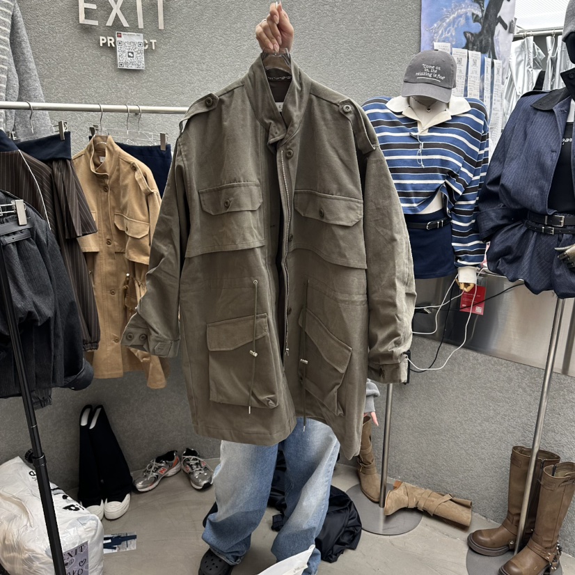 EXIT韓國直郵㊣女裝新品休閑真品時尚熱賣職業人氣25秋冬夾克EXIT夾克圖色2