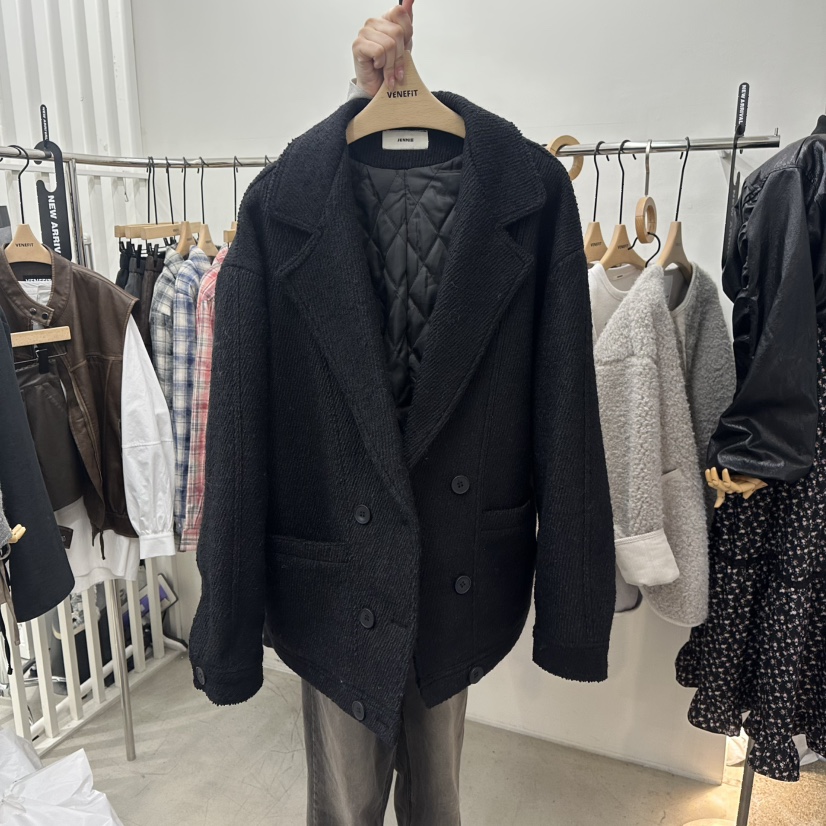 VENEFIT韓國直郵㊣女裝新品25秋冬推薦真品人氣職業休閑夾克VENEFIT/JENNIE夾克圖色3