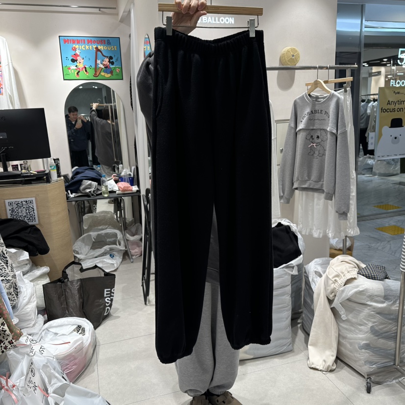 J.BALLOON東大門㊣實拍女裝新品休閑真品時尚25秋冬休閑褲加絨J.BALLOON休閑褲圖色3