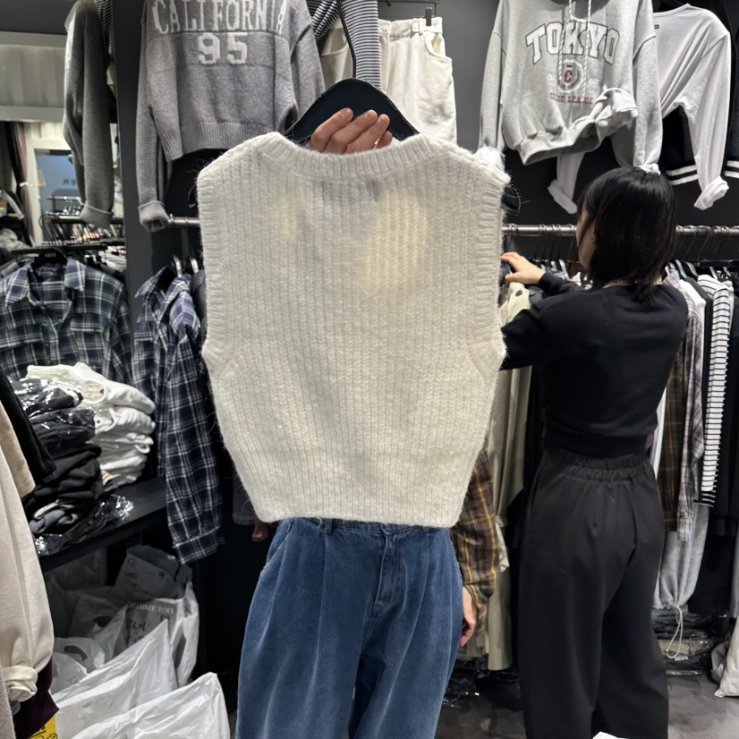 LONE STAR韓國直郵㊣女士新品推薦25秋冬真品熱賣休閑馬甲LONE STAR馬甲