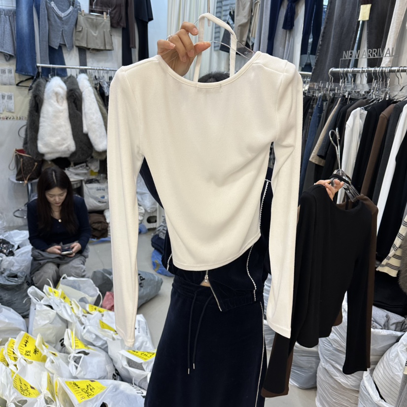 BILLION-L韓國直郵㊣女士新款人氣時尚職業熱賣真品長袖T恤BILLION-L長袖T恤