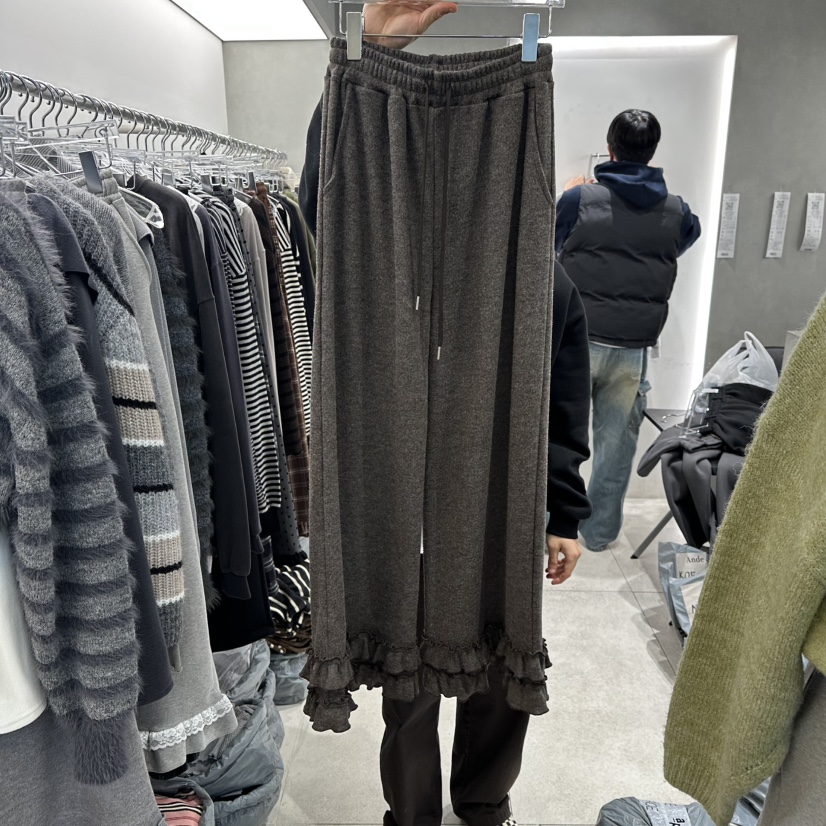 ANDE韓國直郵㊣女裝新款時尚人氣推薦職業25秋冬真品休閑褲Ande休閑褲圖色2