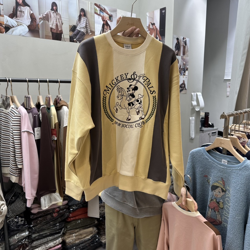 STICK WITH韓國代購㊣女裝新品休閑25秋冬真品熱賣人氣衛衣STICK WITH衛衣