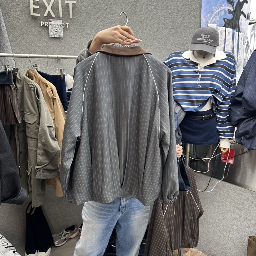 EXIT韓國代購㊣女士新品真品職業熱賣時尚推薦休閑人氣夾克EXIT夾克