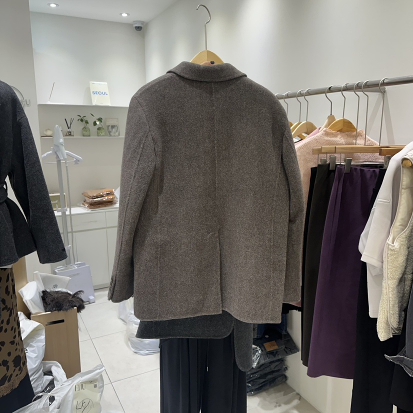 EN.U東大門㊣直郵女裝新品人氣時尚真品熱賣推薦休閑25秋冬夾克EN.U夾克
