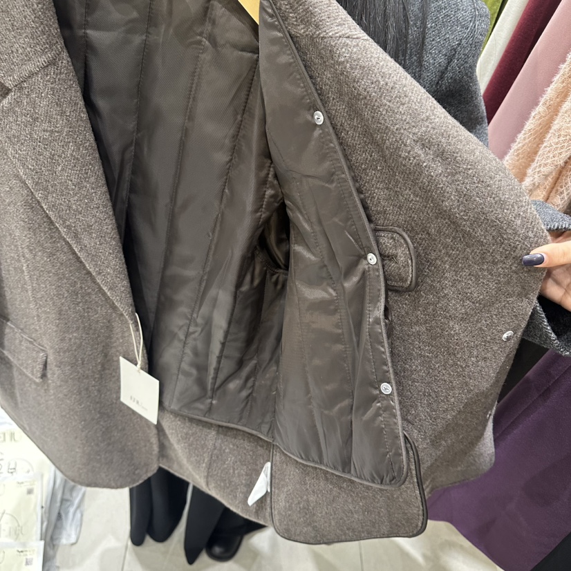 EN.U東大門㊣直郵女裝新品人氣時尚真品熱賣推薦休閑25秋冬夾克EN.U夾克