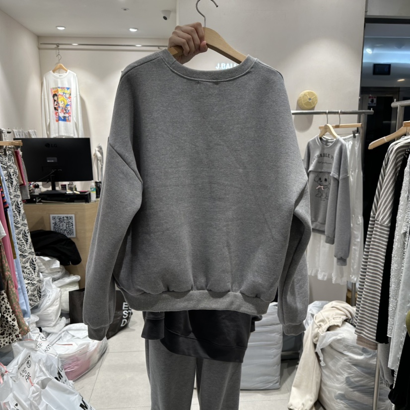 J.BALLOON韓國直郵㊣女裝新品熱賣休閑推薦25秋冬衛衣加絨J.BALLOON衛衣