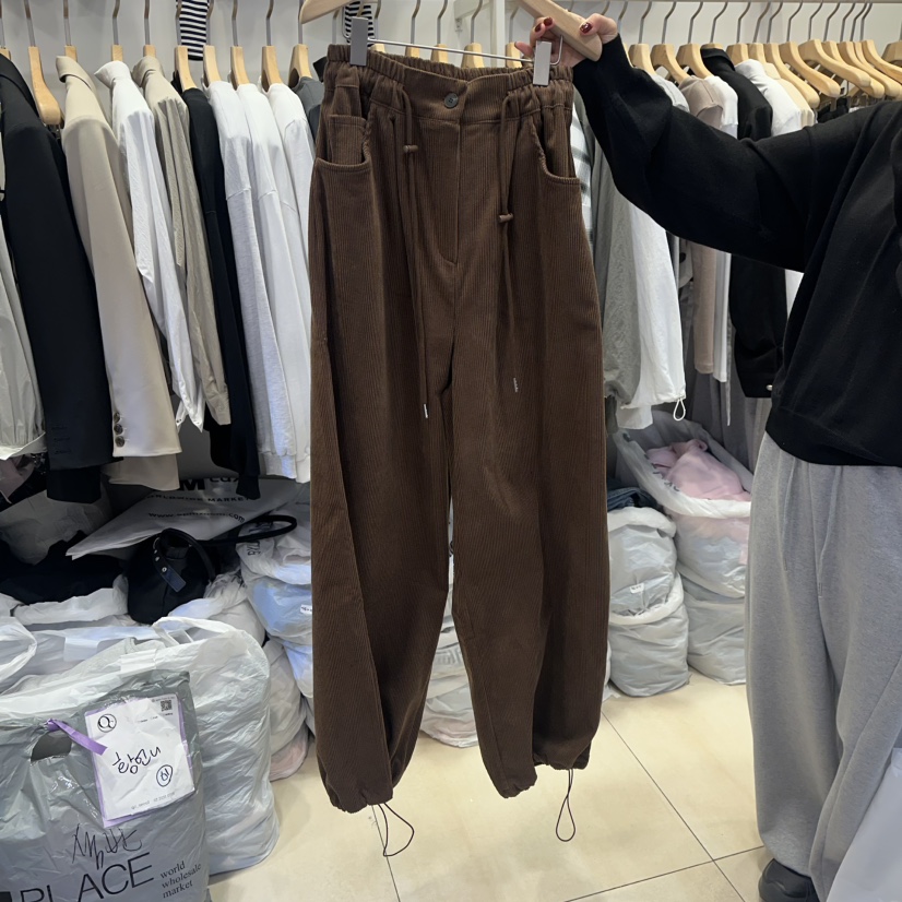 Q C東大門㊣實拍女士新品25秋冬熱賣時尚休閑職業人氣休閑褲Republlc of qc休閑褲圖色3