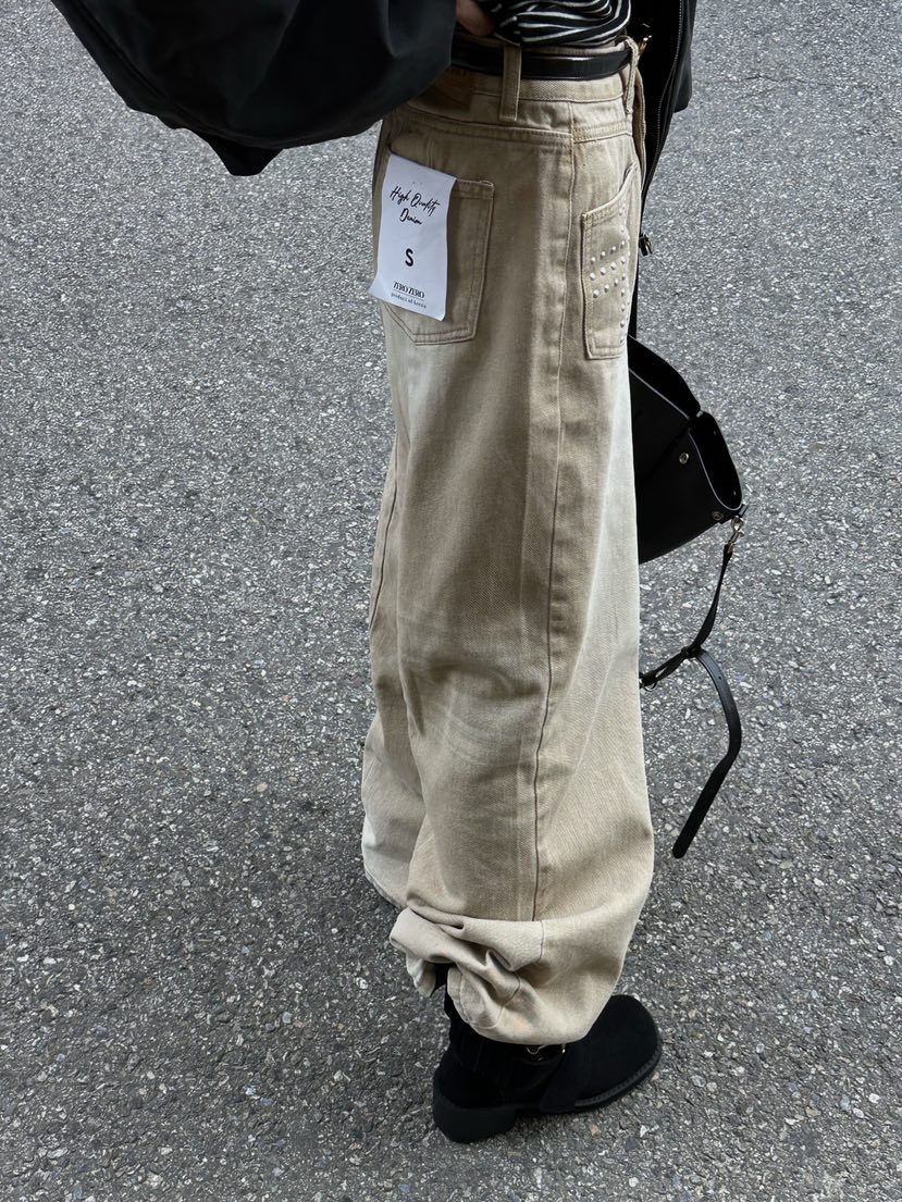 ZEROZERO韓國代購㊣女裝新品人氣25秋冬真品牛仔褲不含腰帶ZEROZERO牛仔褲