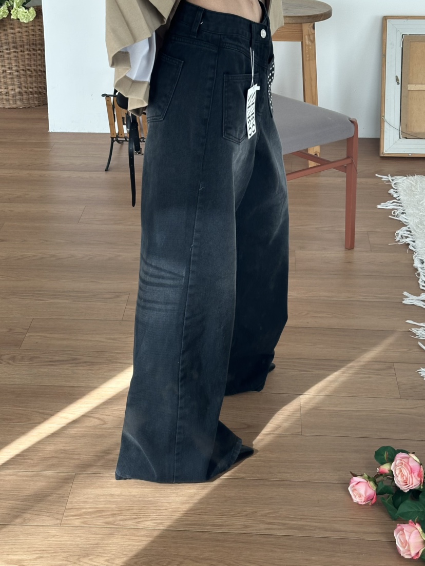 ZEROZERO韓國代購㊣女裝新品人氣25秋冬真品牛仔褲不含腰帶ZEROZERO牛仔褲
