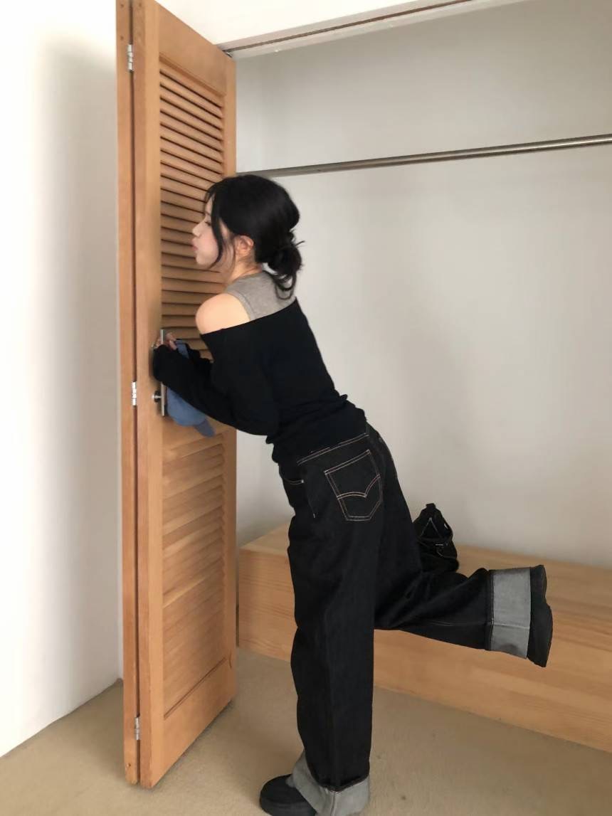 THE LIASOME東大門㊣實拍女士新品熱賣真品職業時尚長袖T恤THE LIASOME長袖T恤