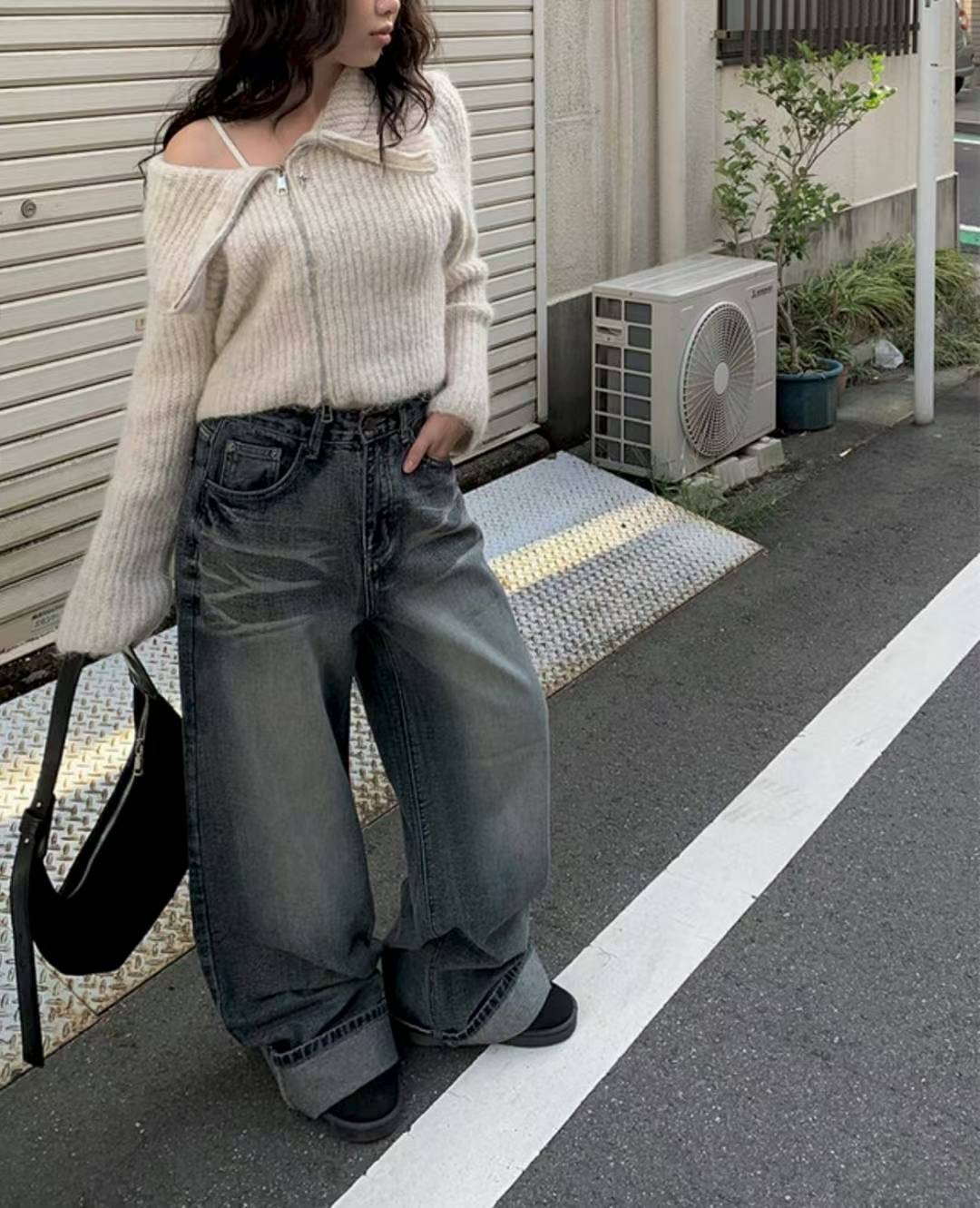 THE LIASOME東大門㊣代購女士新品熱賣時尚休閑人氣針織衫THE LIASOME針織衫圖色3