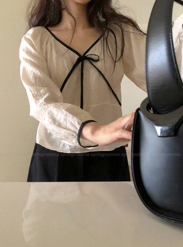 THE LIASOME東大門㊣代購女裝新款人氣25秋冬職業襯衫蕾絲衫THE LIASOME襯衫/蕾絲衫