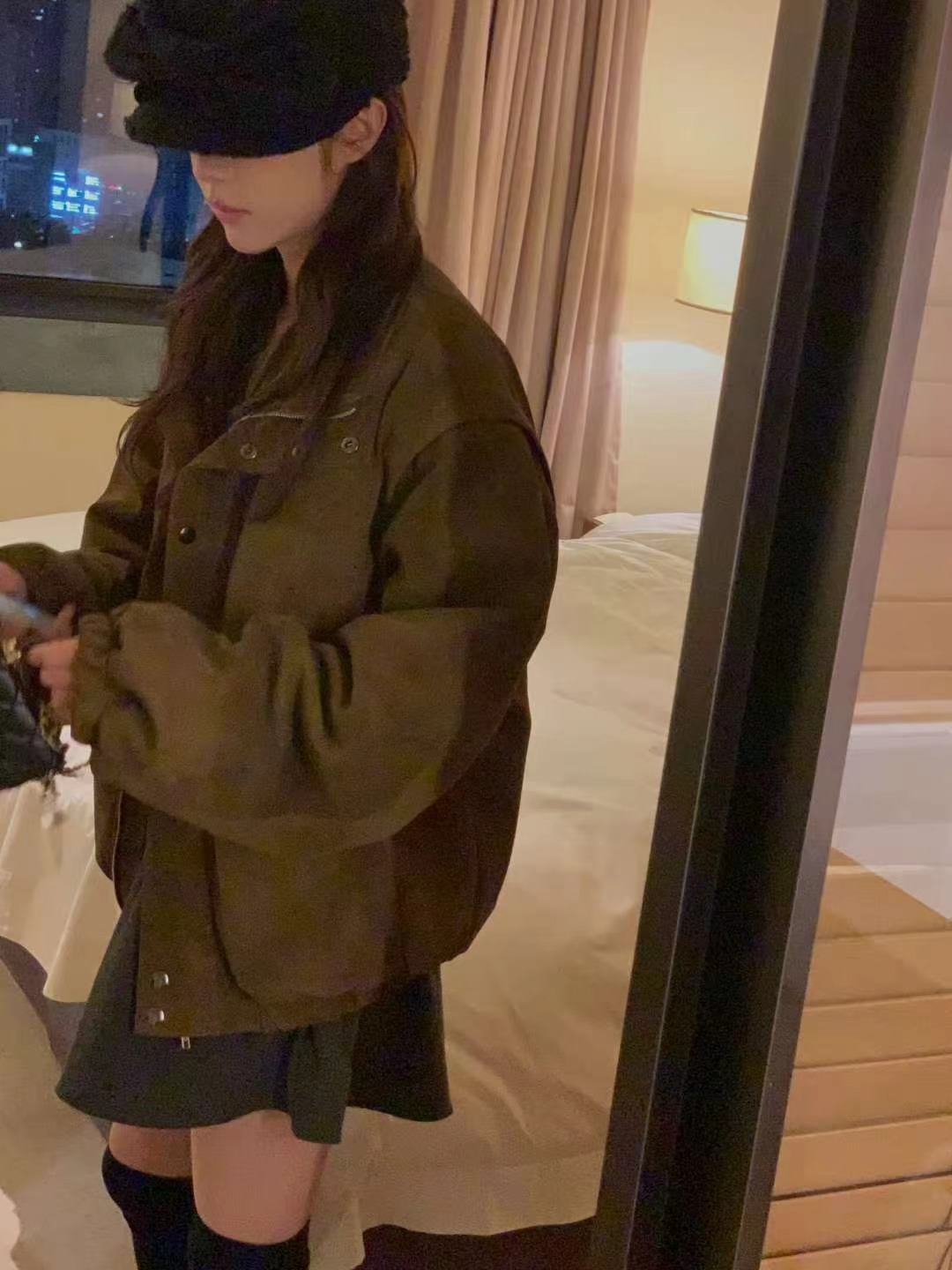 MIELLE-미엘르-OT東大門㊣實拍女裝新款熱賣時尚夾克泰迪熊MIELLE-미엘르-OT夾克