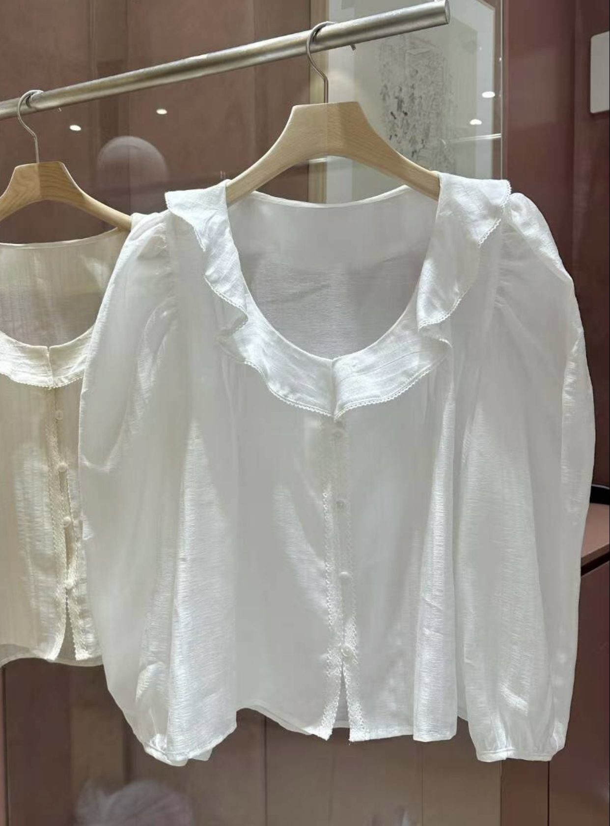 THE LIASOME東大門㊣直郵女裝新品休閑職業時尚襯衫蕾絲衫THE LIASOME襯衫/蕾絲衫圖色2
